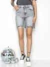 Blugi Scurti Dama GDS1819E GRI | MINA