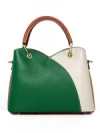 Genti Dama Din Piele Naturala GD26 GREEN-BEIGE | FORSETI