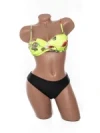 Costum de baie dama F550 VERDE NEON | MEINA