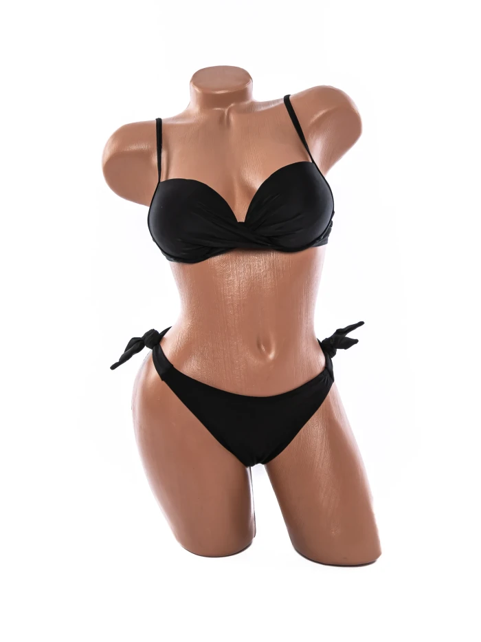 Costum de Baie Dama 3 piese M1502 Negru » MeiShop.Ro