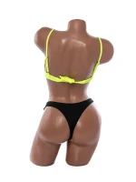 Costum de Baie Dama 3 piese M1502 Verde neon » MeiShop.Ro