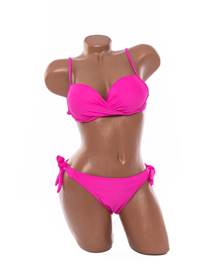 Costum de Baie Dama 3 piese M1502 Fucsia » MeiShop.Ro