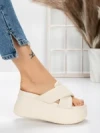Papuci Dama cu Platforma 8325 BEIGE | MEI