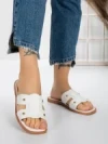 Papuci Dama cu Talpa Joasa 3AW307 WHITE | MEI