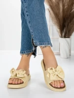 Papuci Dama cu Talpa Joasa 3AW311 GREEN | MEI
