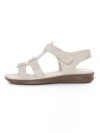 Sandale Dama din piele naturala 56681 CREAM | BERLINER