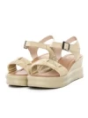 Sandale Dama din piele naturala 2718 YELLOW | FORMAZIONE