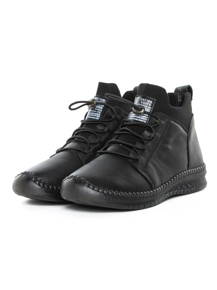 Ghete Dama din piele naturala 2061X Negru | Advancer » MeiShop.Ro