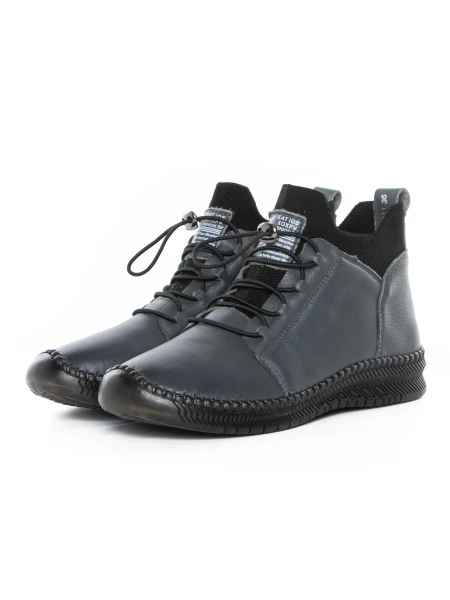 Ghete Dama din piele naturala 2061X Gri | Advancer » MeiShop.Ro