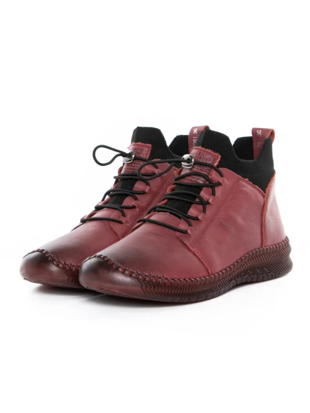Ghete Dama din piele naturala 2061X Visiniu | Advancer » MeiShop.Ro