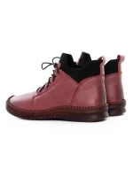 Ghete Dama din piele naturala 2061X Visiniu | Advancer » MeiShop.Ro