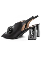 Sandale Dama cu Toc gros KD815-2A Negru » MeiShop.Ro