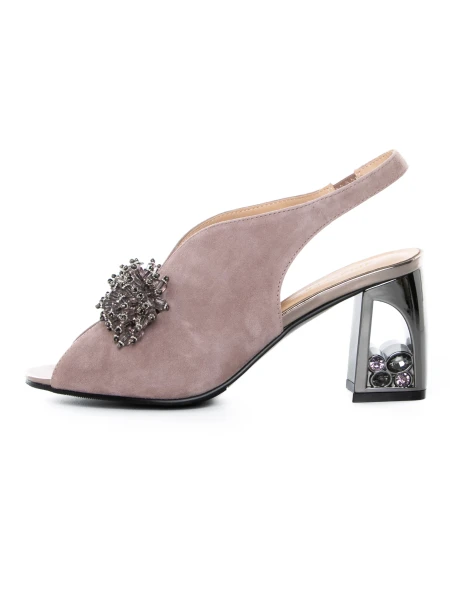Sandale Dama cu Toc gros KD815-2C Maro deschis » MeiShop.Ro