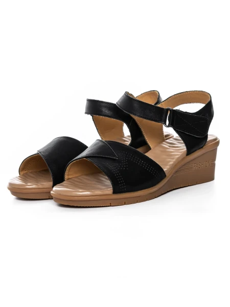 Sandale Dama cu Talpa Joasa 22002S Negru | Formazione » MeiShop.Ro