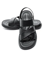 Sandale Barbati 72008 Negru » MeiShop.Ro