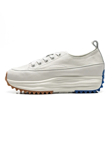 Pantofi Sport Dama din piele naturala 9529-2X Alb | Fr... » MeiShop.Ro