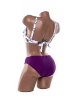 Costum de baie dama L29-2 ALB-MOV | MEINA