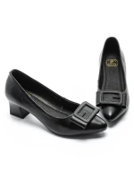 Pantofi cu Toc gros 611706 Negru | Formazione