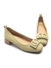 Pantofi cu Toc gros TP5008 Verde | Formazione