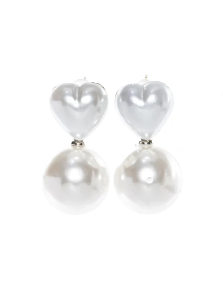 Cercei de Dama CRC014 Alb | Mei » MeiShop.Ro