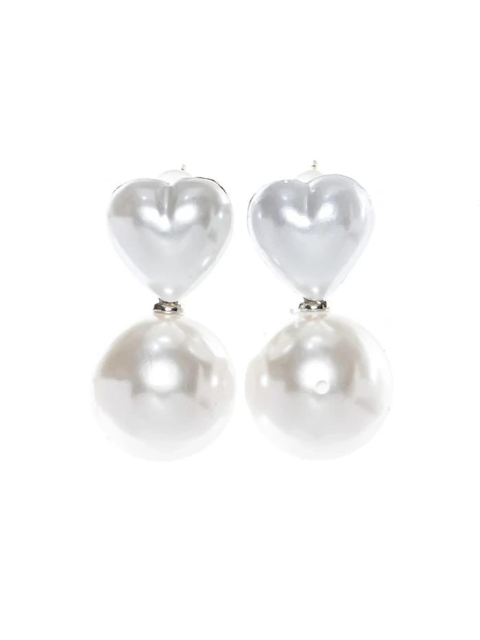 Cercei de Dama CRC014 Alb | Mei » MeiShop.Ro