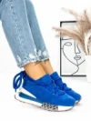 Pantofi Sport Dama din piele naturala 5WZ15 SAPPHIRE BLUE | PANTOFUL