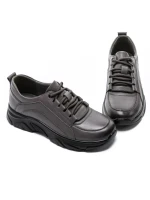 Pantofi Casual Dama din piele naturala N3311 GREY | ADVANCER