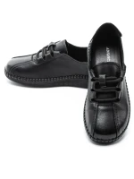 Pantofi Casual Dama din piele naturala 6351 BLACK | ADVANCER