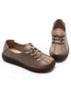 Pantofi Casual Dama din piele naturala 6351 APRICOT | ADVANCER