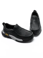 Mocasini Barbati din piele naturala 23556 BLACK | ADVANCER