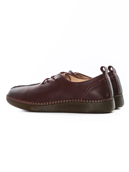 Pantofi Casual Dama din piele naturala SC9520 Visiniu ... » MeiShop.Ro
