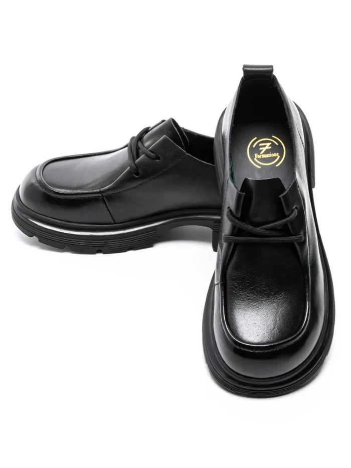 Pantofi Casual Dama din piele naturala KM6716 BLACK | FORMAZIONE