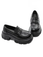 Pantofi Casual Dama din piele naturala KM1605 BLACK | FORMAZIONE