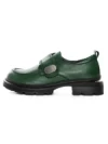 Pantofi Casual Dama din piele naturala KM6715 GREEN | FORMAZIONE