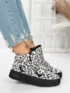 Ghete Dama din piele naturala 5SZ6 LEOPARD PRINT | PANTOFUL