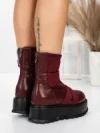 Ghete Dama cu Platforma 56WL1 WINERED | MEI