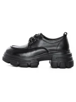 Pantofi Casual Dama din piele naturala KM1606 Negru | ... » MeiShop.Ro