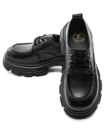 Pantofi Casual Dama din piele naturala KM1606 Negru | ... » MeiShop.Ro