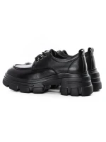 Pantofi Casual Dama din piele naturala KM1606 Negru | ... » MeiShop.Ro