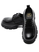 Pantofi Casual Dama din piele naturala KM1607 Negru | ... » MeiShop.Ro