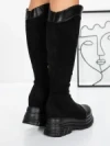 Cizme Dama cu Platforma 58WL13 BLACK | MEI