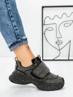 Sneakers Dama 5WL96 BLACK-GUNCOLOR | MEI