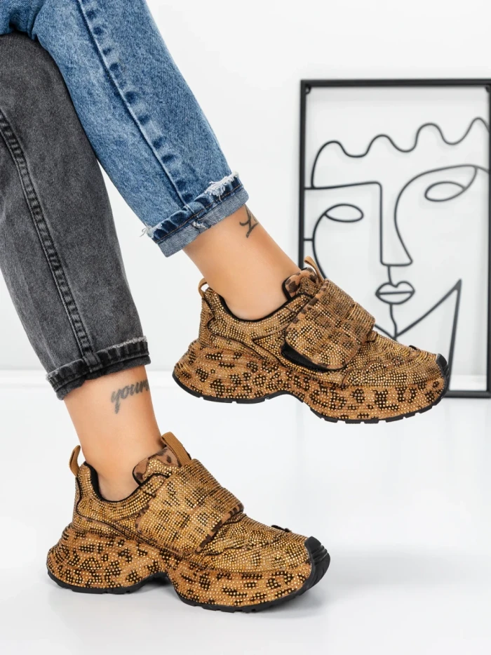 Sneakers Dama 5WL96 LEOPARD PRINT | MEI