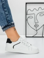 Sneakers Dama 983 WHITE-BLACK | FASHION