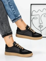Sneakers Dama 986 BLACK-KHAKI | FASHION
