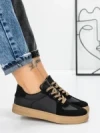 Sneakers Dama 986 BLACK-KHAKI | FASHION