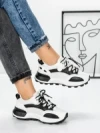 Sneakers Dama 580 WHITE-BLACK | FASHION