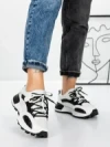 Sneakers Dama 580 WHITE-BLACK | FASHION