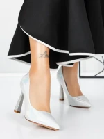 Pantofi Stiletto 3ADC77 SILVER | MEI