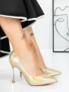 Pantofi Stiletto 3ADC80 GOLD | MEI